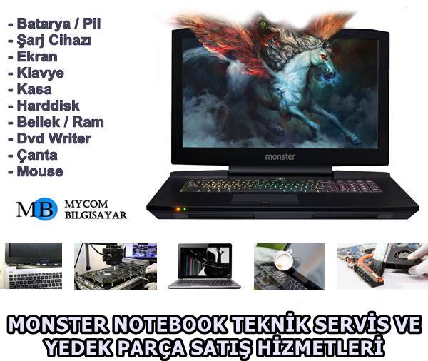 monster laptop tamiri